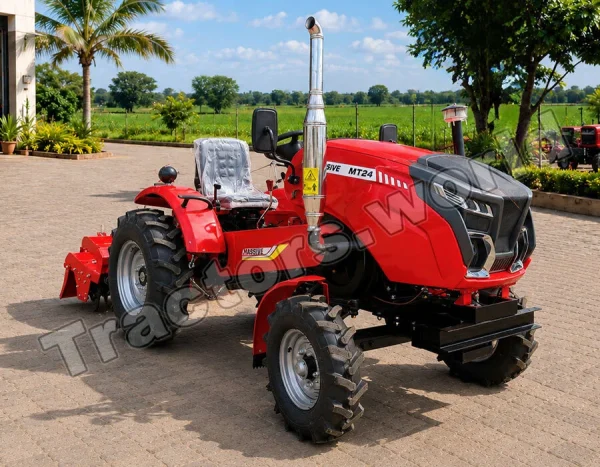 MT-24 2WD Tractor With Rotary Tiller